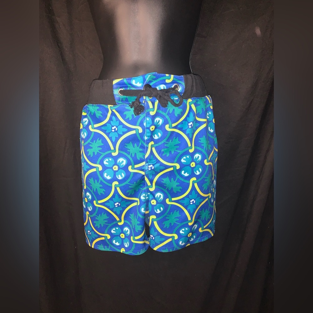 Blue and Yellow Shorts